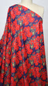 Artlux ~ 'Lily - Navy' Luxury Cotton Lawn ~ Made in Italy